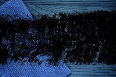 Grunge kirli Ultra mavi keten kumaş yüzeyi, kitap kapağı örnek, renk örneği mock-up veya Tasarımcısı'nı kullanmak için