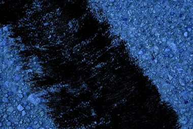 Grunge kirli Ultra mavi zemin dokusu, kum yüzeyi, taş zemin.