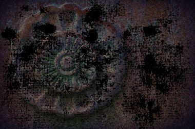 Süslü taş doku, daire rock şekil, web sitesi veya mobil cihazlar için arka plan