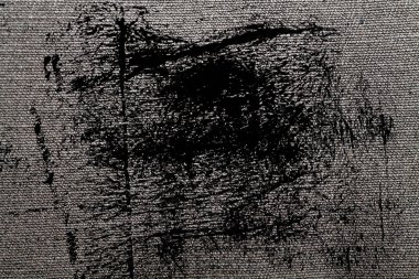 Boş grungy denim detaylı closeup benekli. Vintage gri kot, arka plan için iyi