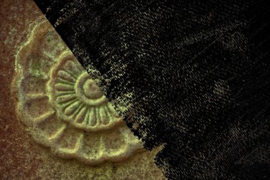 Süslü taş doku, daire rock şekil, web sitesi veya mobil cihazlar için arka plan