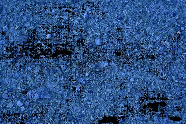 Grunge dirty Ultra blauw Bodem textuur, zand oppervlak, stenen ondergrond. — Stockfoto