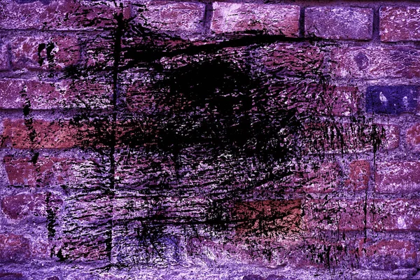 Grunge dirty Ultra purple Brick wall texture, cement background for web site or mobile devices