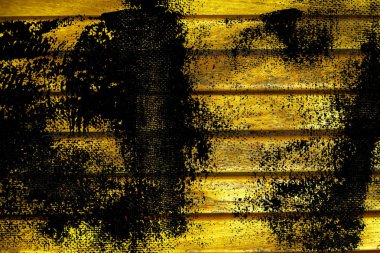 Web sitesi veya mobil cihazlar, tasarım öğesi için tahta doku Ultra sarı ahşap Bank