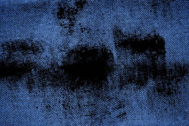 Grunge Ultra mavi keten kumaş yüzeyi, renk örneği, kitap kapağı örnek mock-up veya Tasarımcısı'nı kullanmak için