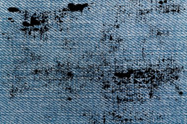 Mavi Jeans makro doku denim arka plan için kirli.