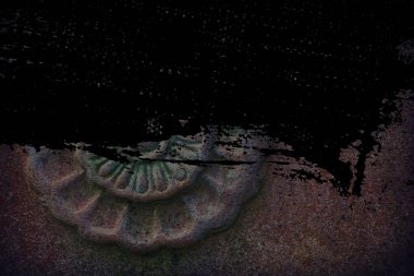 Süslü taş doku, daire rock şekil, web sitesi veya mobil cihazlar için arka plan