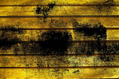 Web sitesi veya mobil cihazlar, tasarım öğesi için tahta doku Ultra sarı ahşap Bank