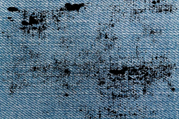 Mavi Jeans makro doku denim arka plan için kirli.
