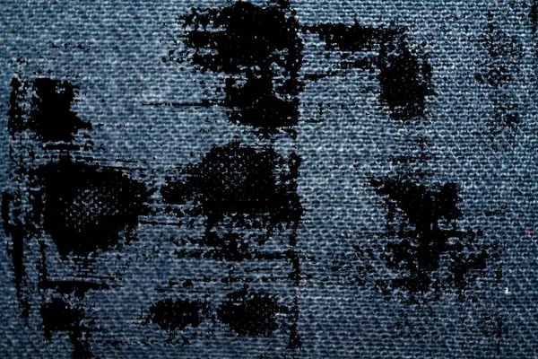 Kirli mavi kot makro doku ile dikiş kot arka planı için