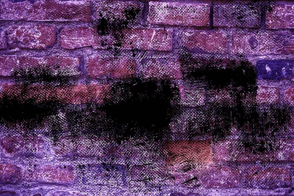 Grunge dirty Ultra purple Brick wall texture, cement background for web site or mobile devices