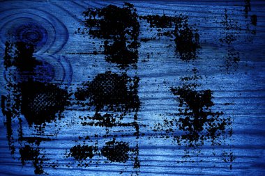 Tahta yüzey tasarım öğeleri için kesme ultra mavi ahşap doku