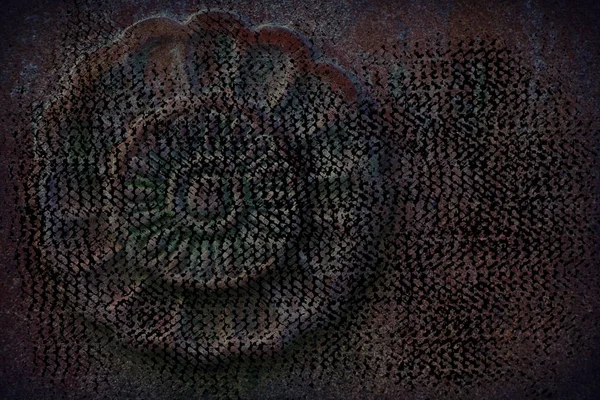 Süslü taş doku, daire rock şekil, web sitesi veya mobil cihazlar için arka plan