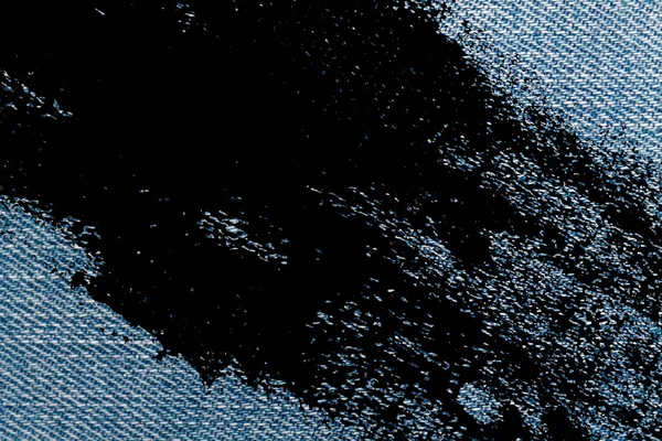 Mavi Jeans makro doku denim arka plan için kirli.