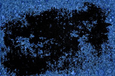 Grunge kirli Ultra mavi zemin dokusu, kum yüzeyi, taş zemin.