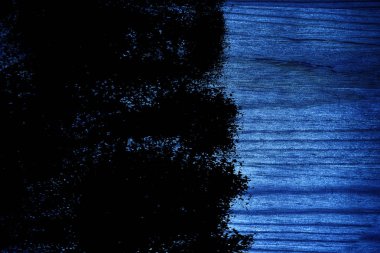 Tahta yüzey tasarım öğeleri için kesme ultra mavi ahşap doku