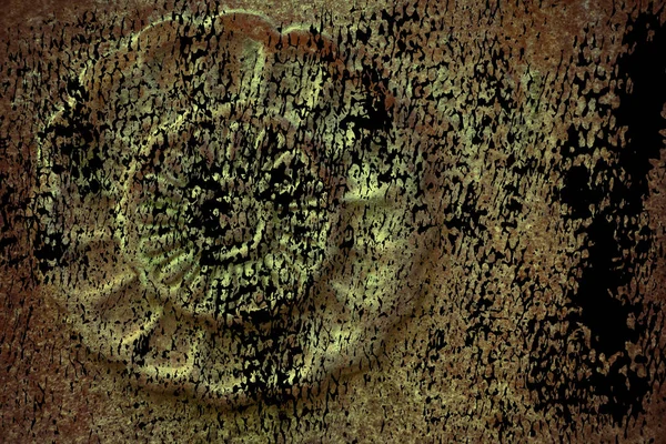 Süslü taş doku, daire rock şekil, web sitesi veya mobil cihazlar için arka plan