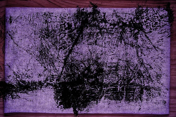超紫リネン生地の表面のモックアップやデザイナーの使用、書籍カバーのサンプル、見本 — ストック写真
