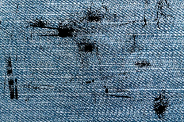 Mavi Jeans makro doku denim arka plan için kirli.