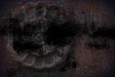 Süslü taş doku, daire rock şekil, web sitesi veya mobil cihazlar için arka plan