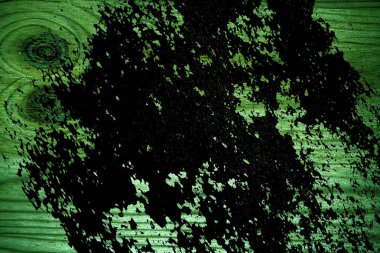 Kirli grunge Ultra yeşil ahşap doku, tasarım öğeleri için kesme tahtası yüzeyi