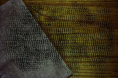 Grunge Ultra turuncu keten kumaş yüzeyi, kitap kapağı örnek, renk örneği mock-up veya Tasarımcısı'nı kullanmak için