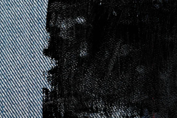 Kirli Denim doku kot arka plan için kırmızı dikiş ile