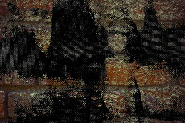 Doku, çimento arka plan web siteniz veya mobil cihazlar için Grunge tuğla duvar