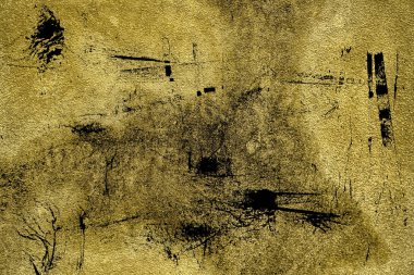 Kirli Ultra sarı Beton Çimento doku, taş yüzey kaya arka plan