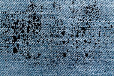 Mavi Jeans makro doku denim arka plan için kirli.