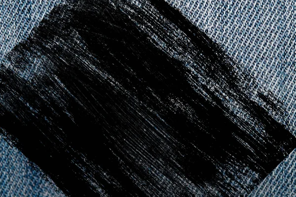 Грязные джинсы синяя макротекстура для денимового фона — стоковое фото