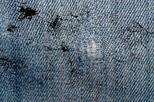 Grunge kirli kot mavi kot arka plan için makro doku