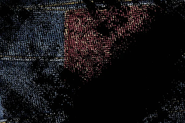 Boş etiket denim doku geleneksel iş arka planı için