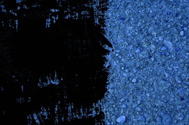 Grunge kirli Ultra mavi zemin dokusu, kum yüzeyi, taş zemin.