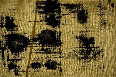 Grunge kirli Ultra sarı keten kumaş yüzeyi, kitap kapağı örnek, renk örneği mock-up veya Tasarımcısı'nı kullanmak için