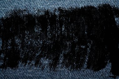 Kirli mavi kot makro doku ile dikiş kot arka planı için