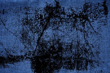 Grunge Ultra mavi keten kumaş yüzeyi, renk örneği, kitap kapağı örnek mock-up veya Tasarımcısı'nı kullanmak için