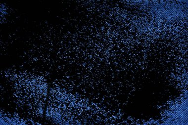 Grunge Ultra mavi keten kumaş yüzeyi, kitap kapağı örnek, renk örneği mock-up veya Tasarımcısı'nı kullanmak için kirli