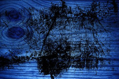 Tahta yüzey tasarım öğeleri için kesme ultra mavi ahşap doku