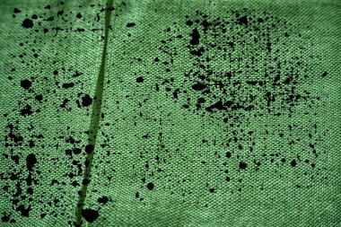 Grunge Ultra yeşil keten kumaş yüzeyi, kitap kapağı örnek, renk örneği mock-up veya Tasarımcısı'nı kullanmak için