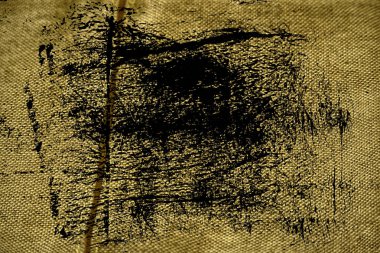 Grunge kirli Ultra sarı keten kumaş yüzeyi, kitap kapağı örnek, renk örneği mock-up veya Tasarımcısı'nı kullanmak için