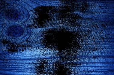 Tahta yüzey tasarım öğeleri için kesme ultra mavi ahşap doku