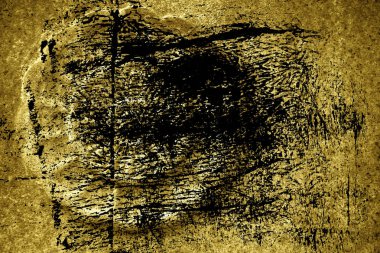 Kirli Ultra sarı süslü taş doku, daire rock şekil, web sitesi veya mobil cihazlar için arka plan