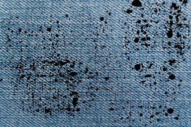 Mavi Jeans makro doku denim arka plan için kirli.