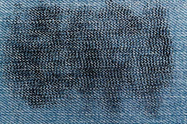 Sucio grunge Jeans azul macro textura para denim fondo . — Foto de Stock