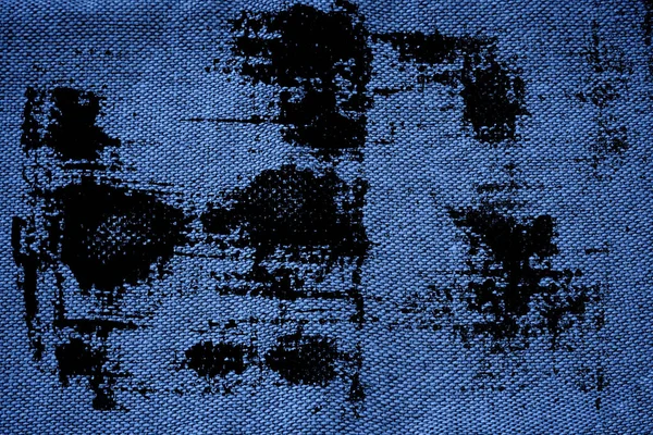 Grunge Ultra azul tecido de linho superfície para uso de mock-up ou designer, relógio, amostra de capa de livro — Fotografia de Stock
