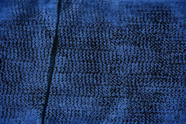 Smutsiga grunge Ultra blå linne tygyta för mock-up eller designer, bok omslag prov, swatch — Stockfoto