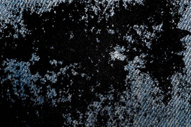 Grunge kirli kot mavi kot arka plan için makro doku