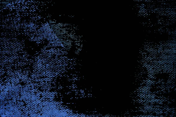 Grunge sporco Ultra blu superficie del tessuto di lino per mock-up o uso del progettista, campione di copertina del libro, campione — Foto Stock