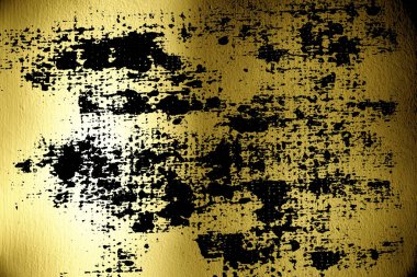 Lekeli Ultra sarı Sıva yüzeyi kirli veya arka plan duvar gölge - iç sıva